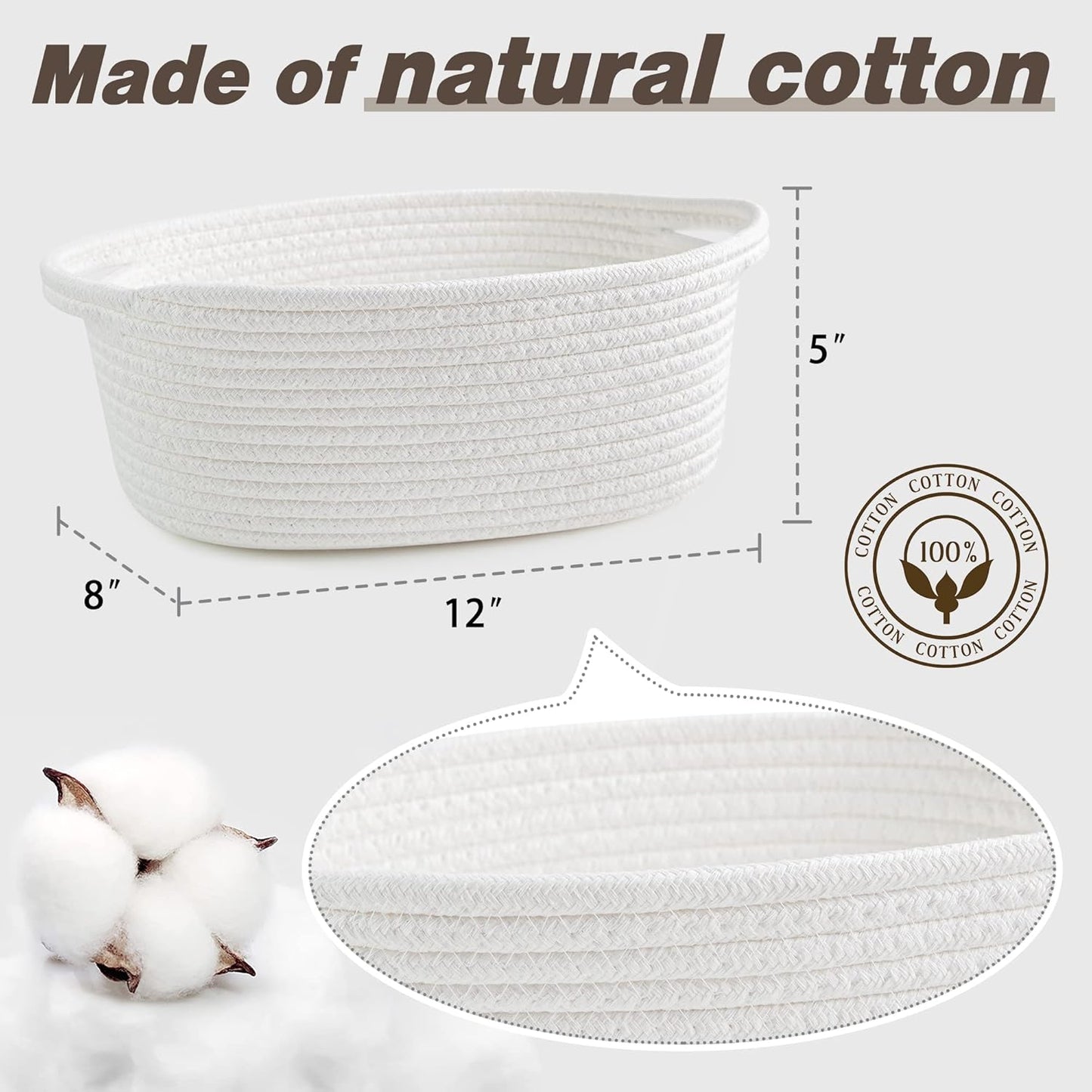 Small Woven Gift Basket Set