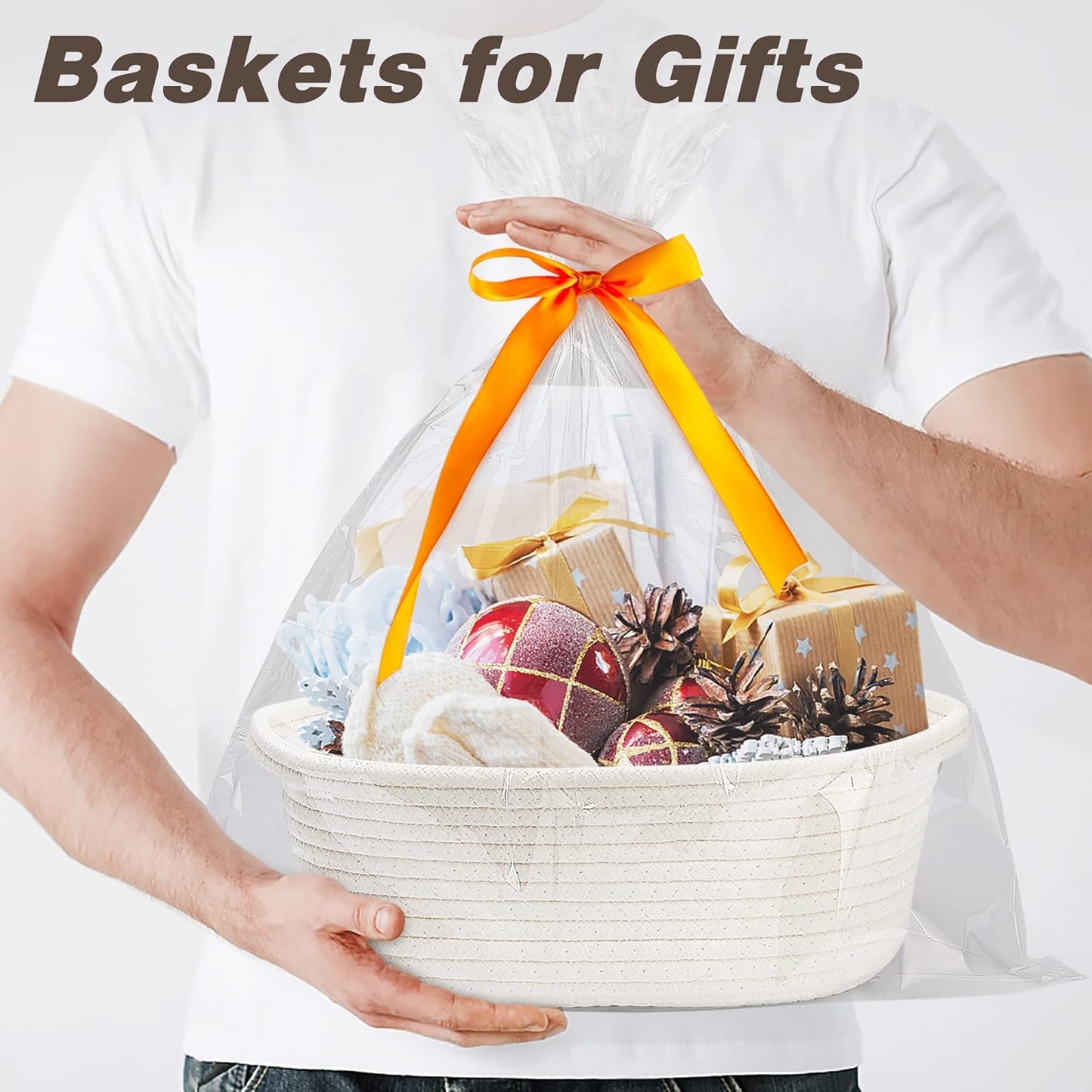 Small Woven Gift Basket Set