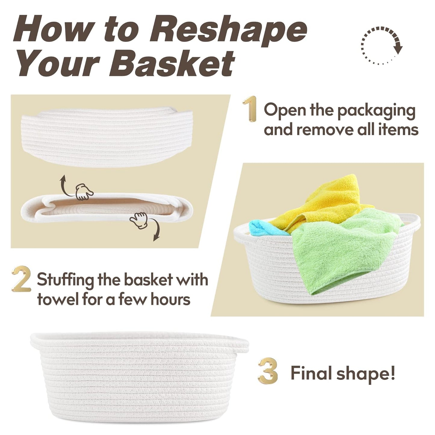 Small Woven Gift Basket Set