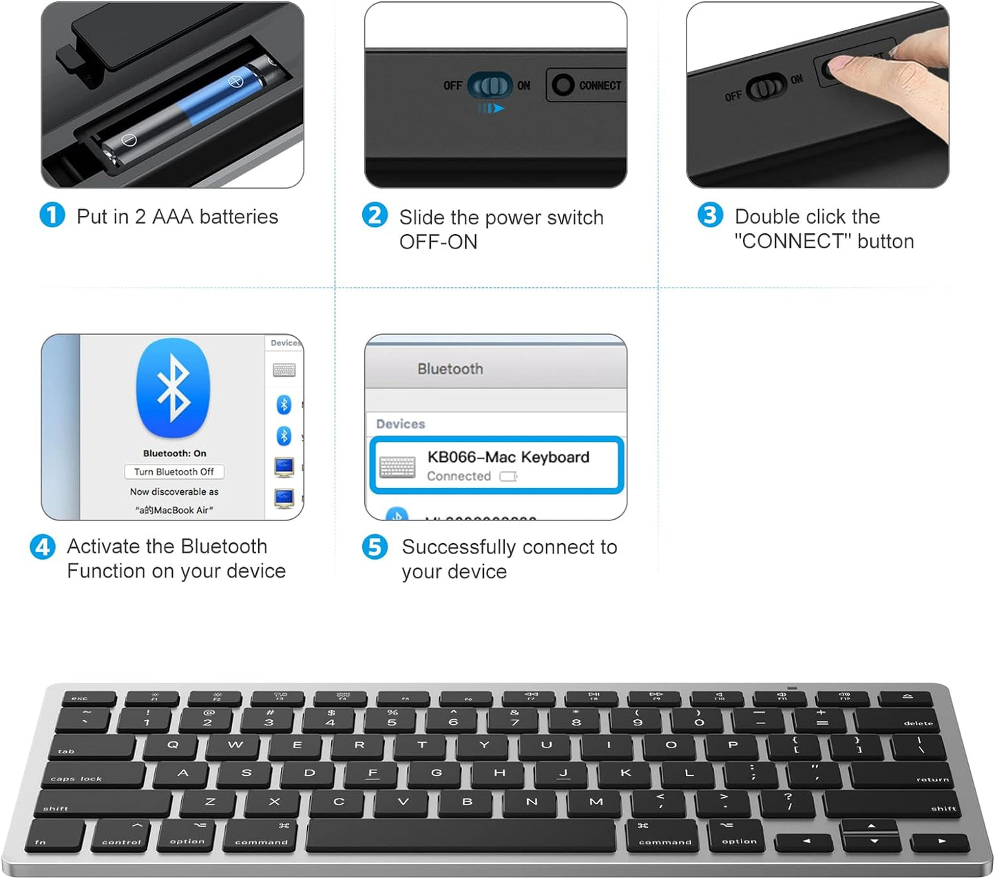 Omoton Bluetooth Keyboard