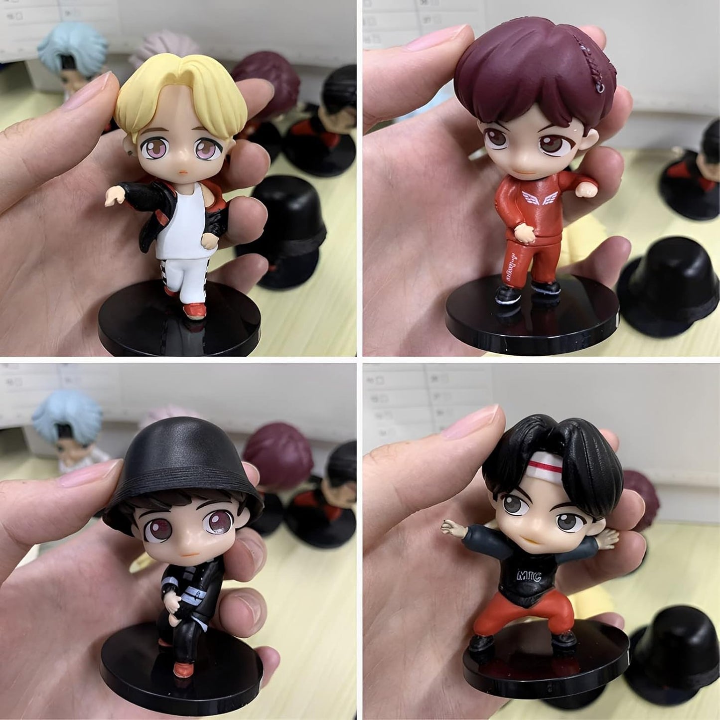 7 Piece BTS Mini Figurines
