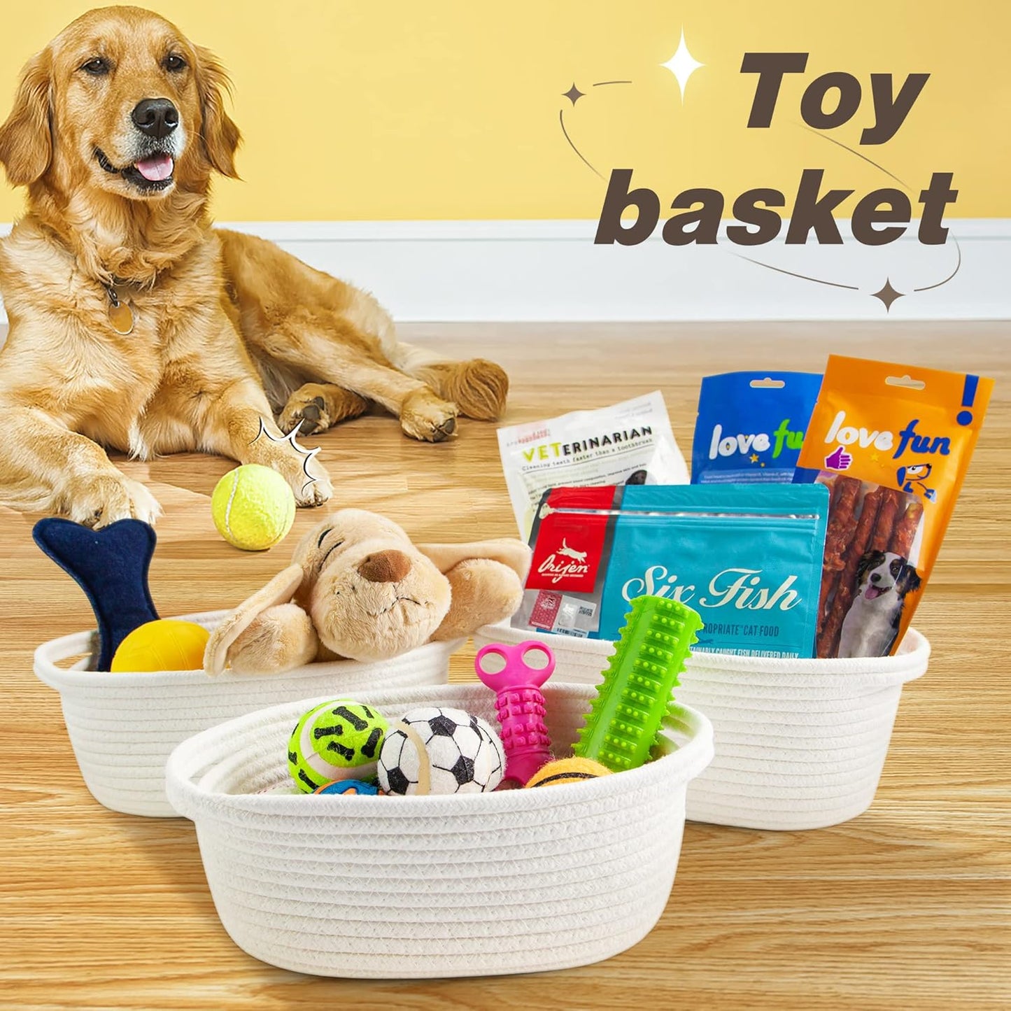 Small Woven Gift Basket Set