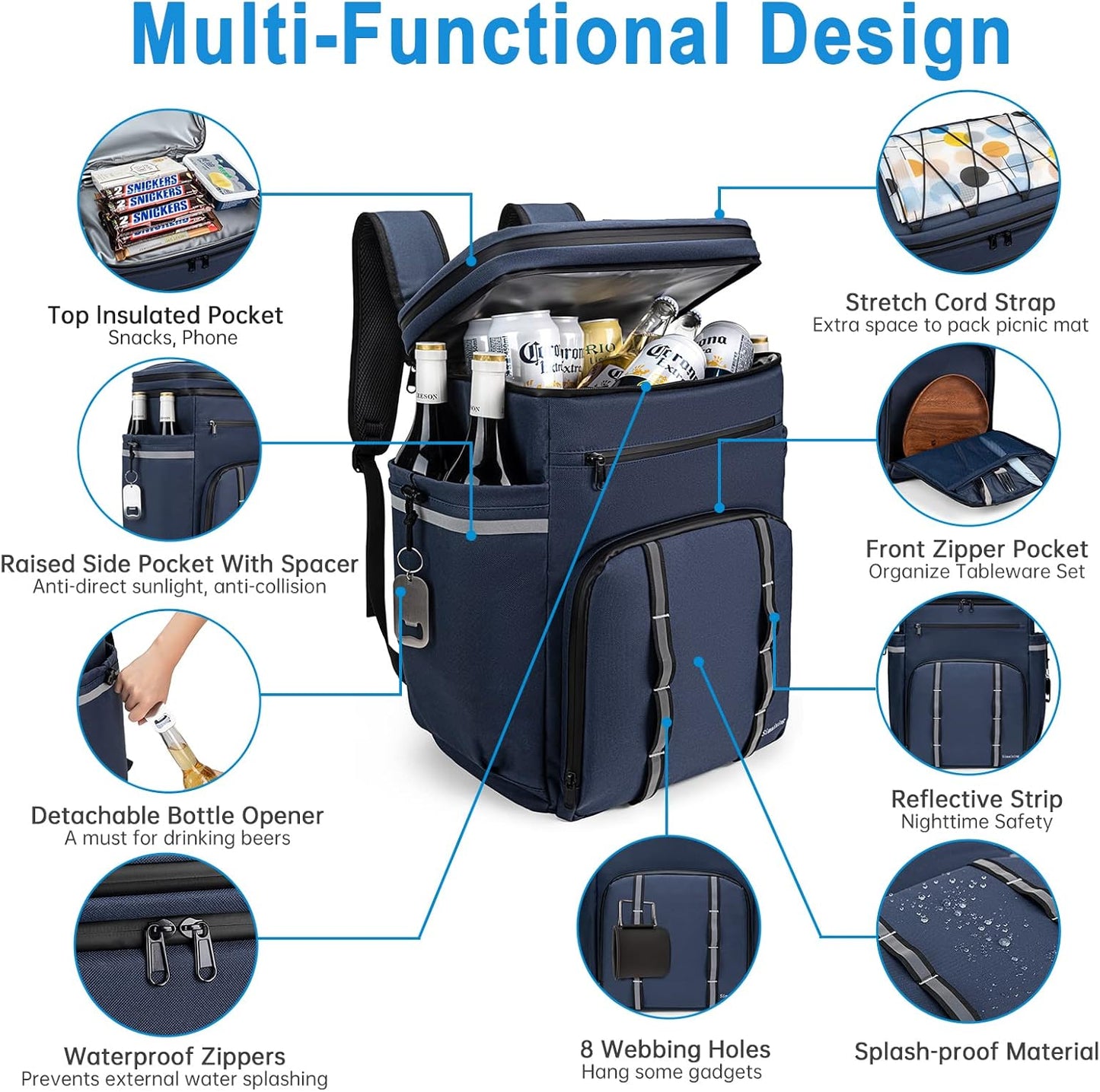 Insulated Leak Proof Cooler Backpack