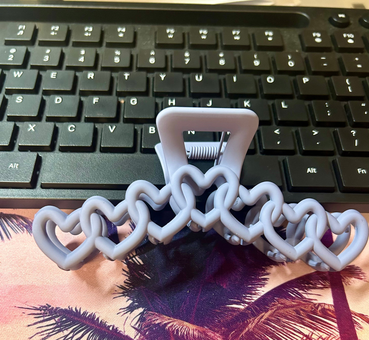 Large Heart Hair Claw