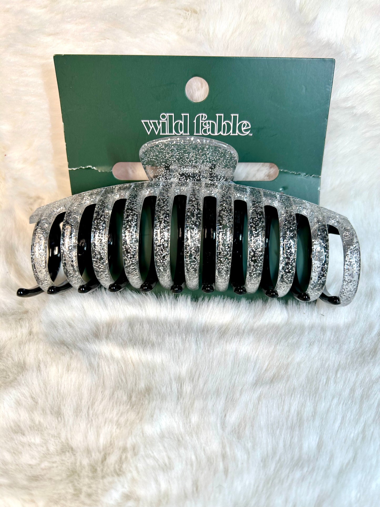 Glitter 2 Tone Hair Claw