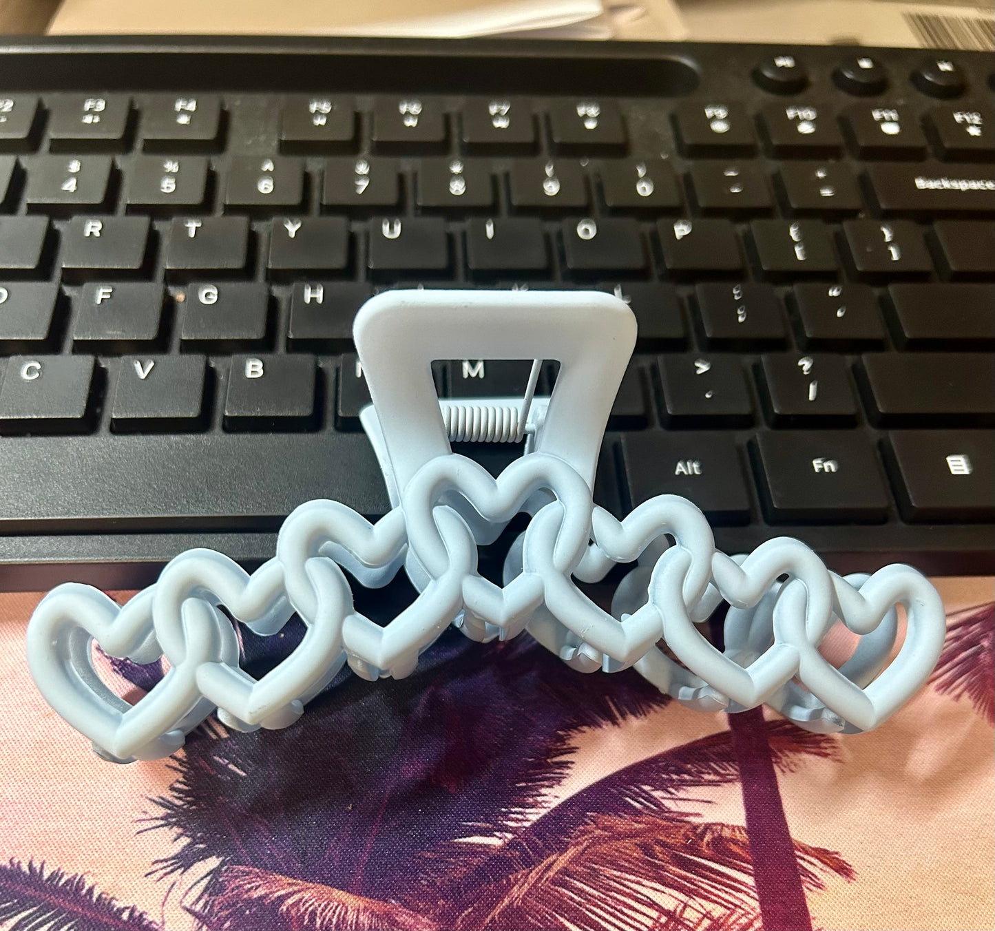 Large Heart Hair Claw