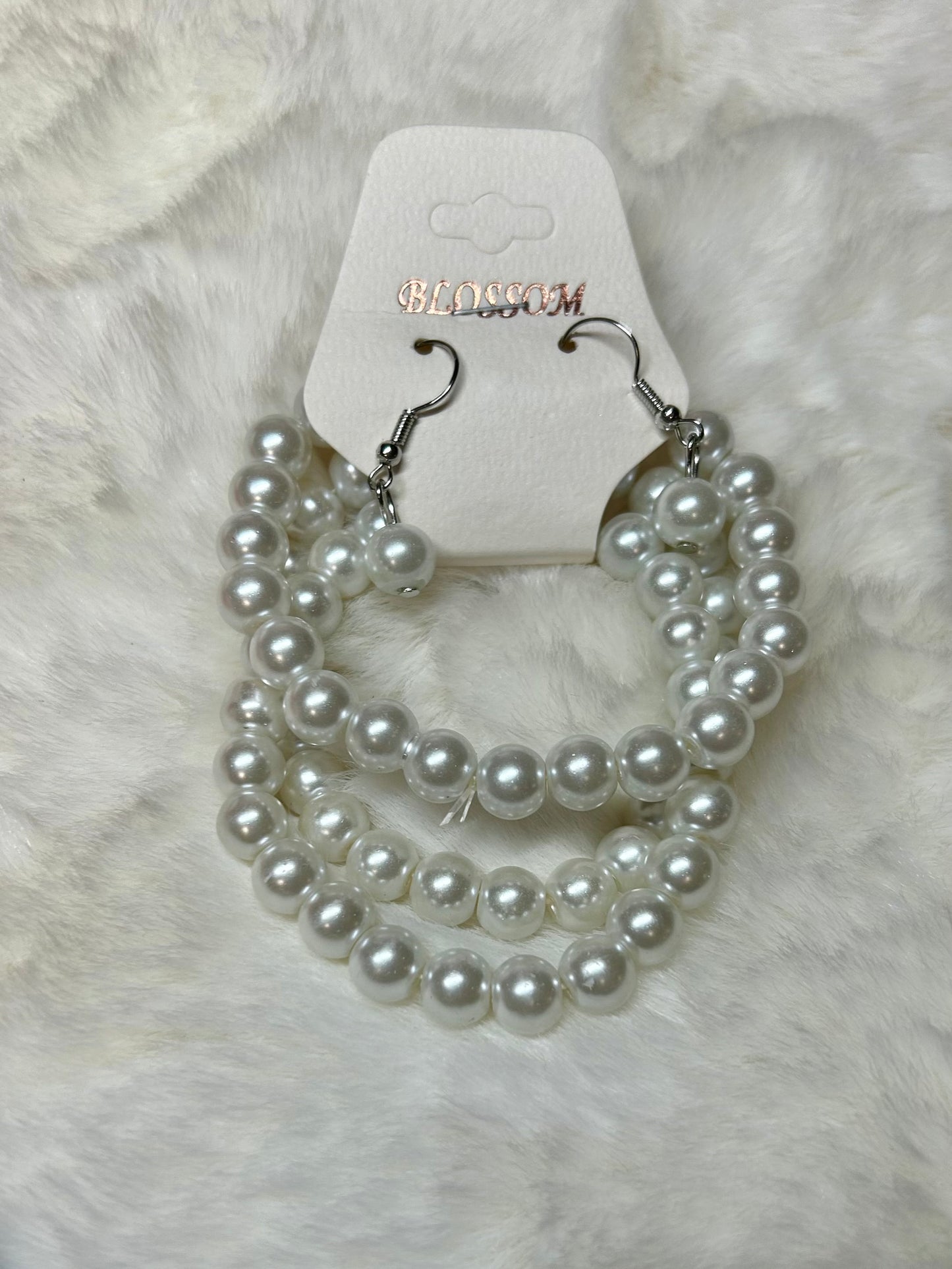 Pearl Bracelet & Earring Set