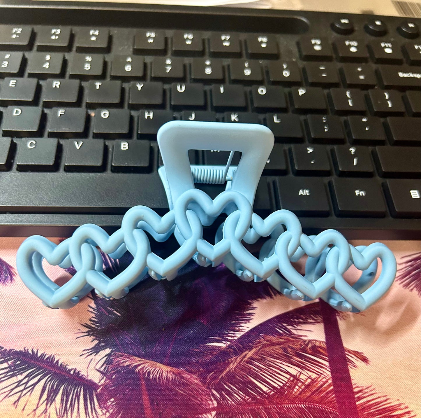 Large Heart Hair Claw