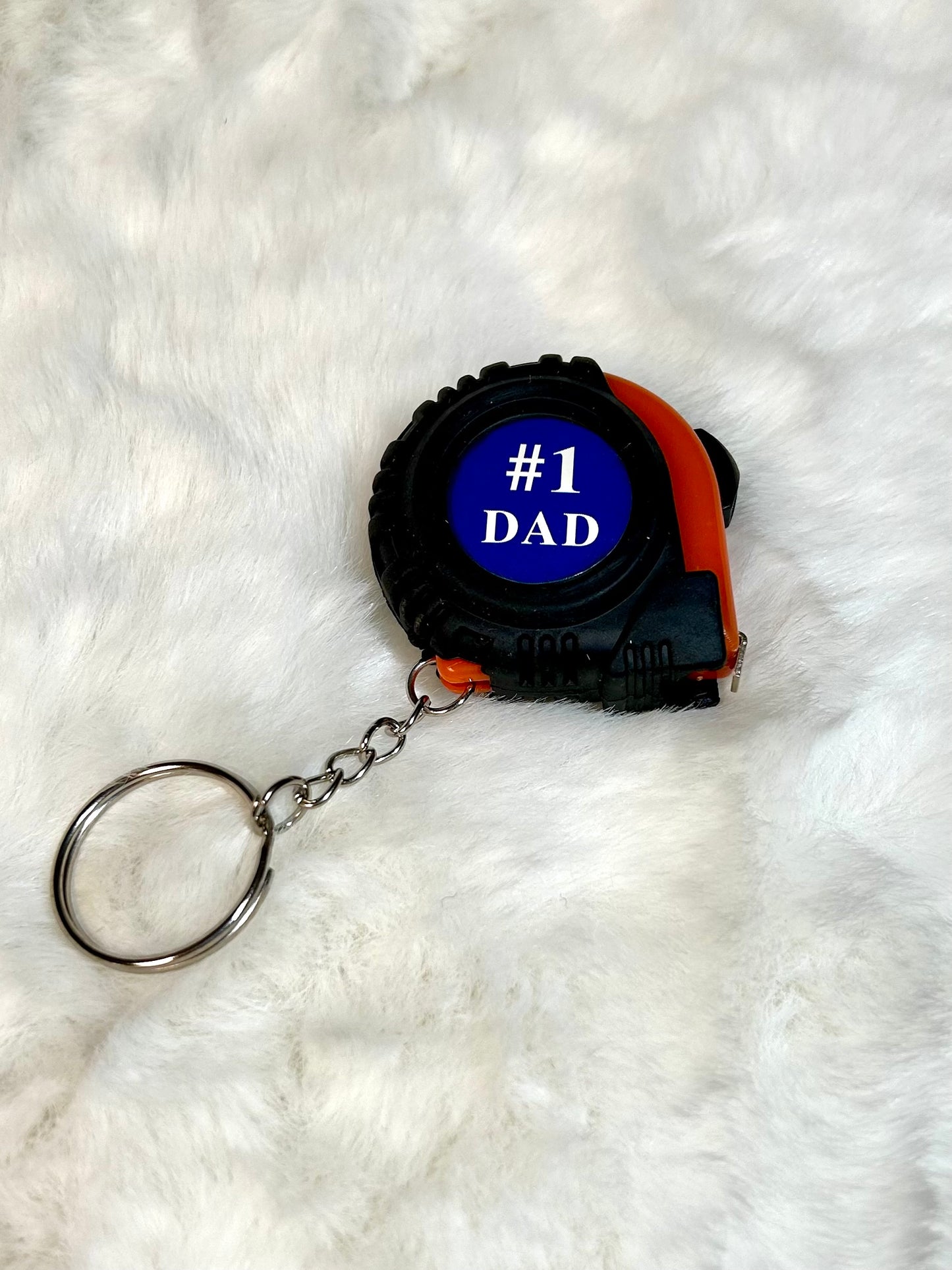 Dad Keychain W/Measuring Tape