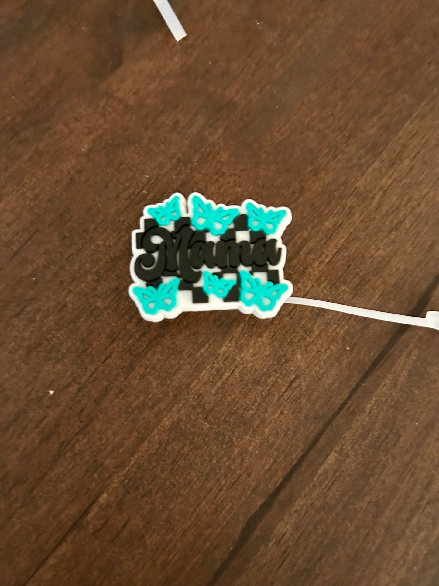 Mama Butterfly Straw Topper