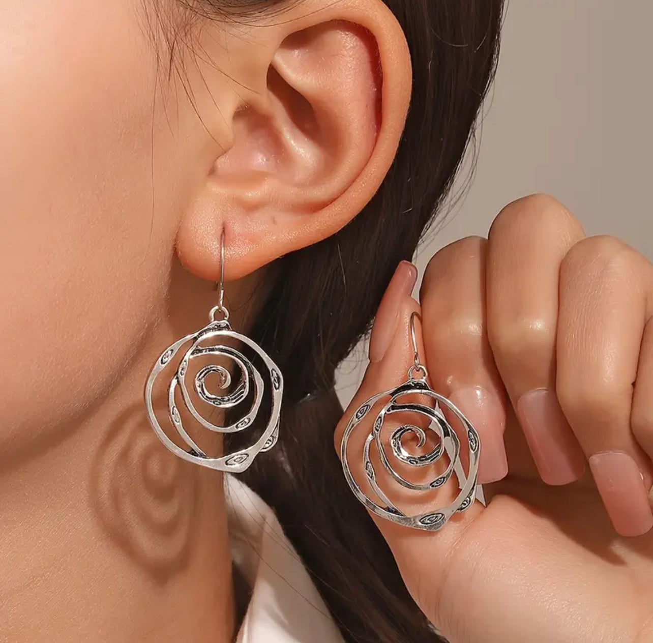 Spiral Necklace & Earring Set