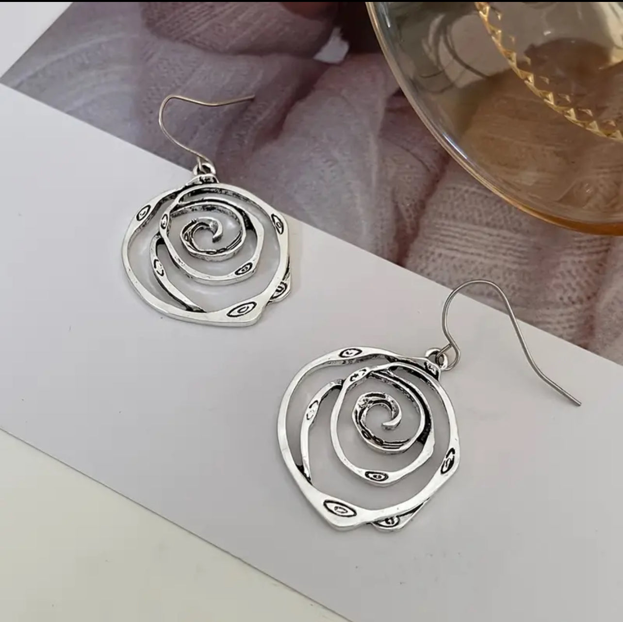 Spiral Necklace & Earring Set
