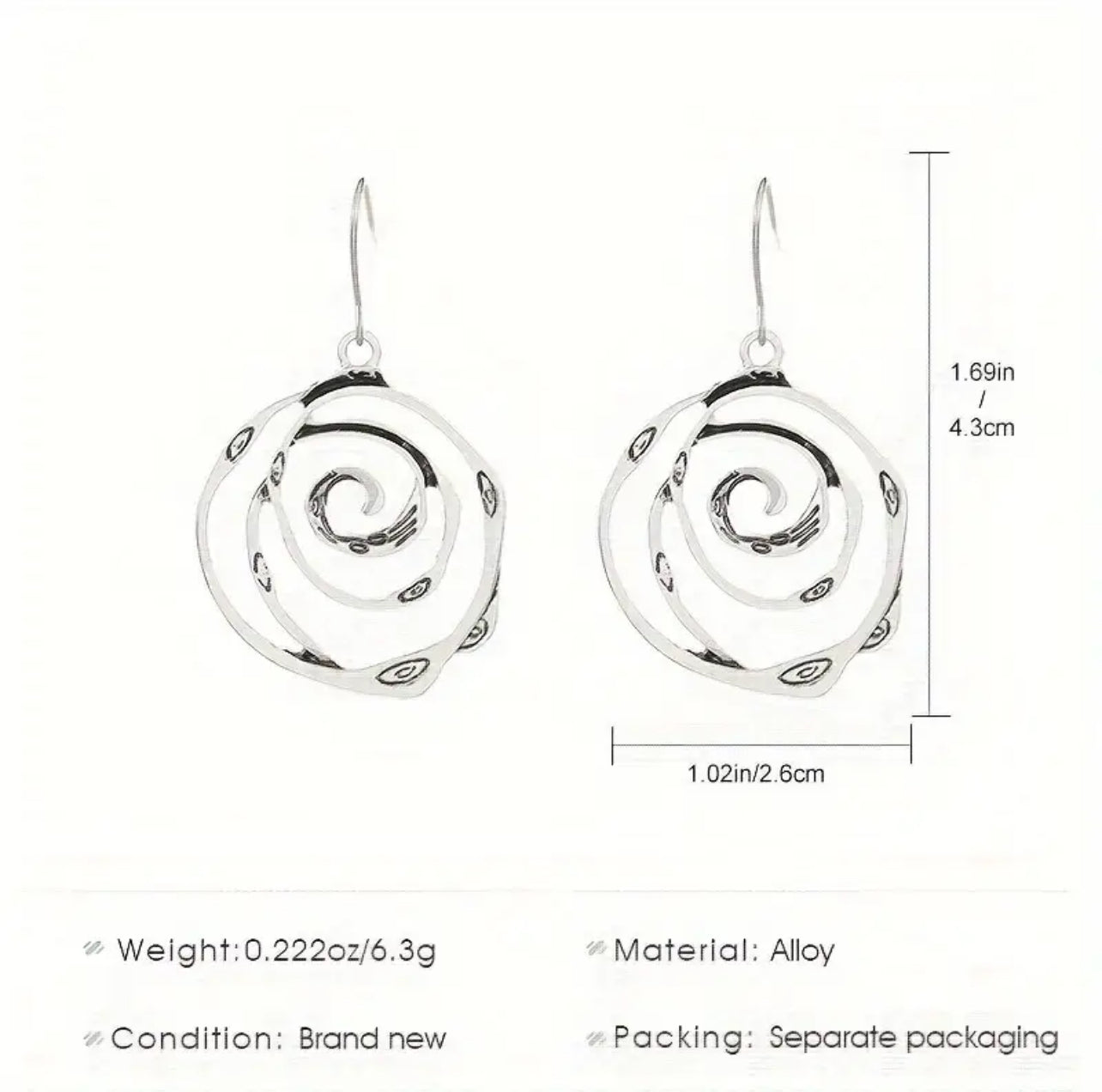Spiral Necklace & Earring Set