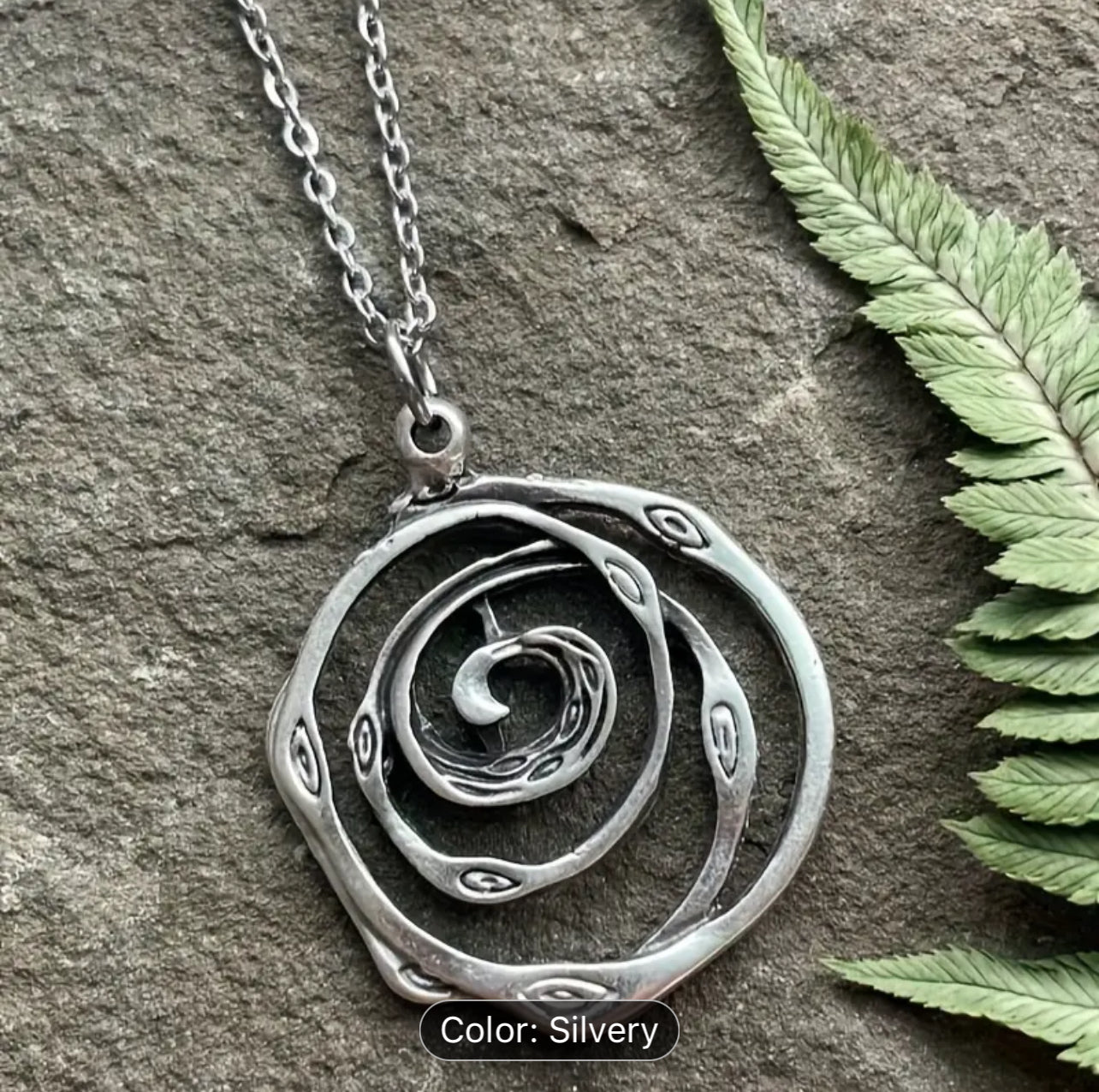 Spiral Necklace & Earring Set