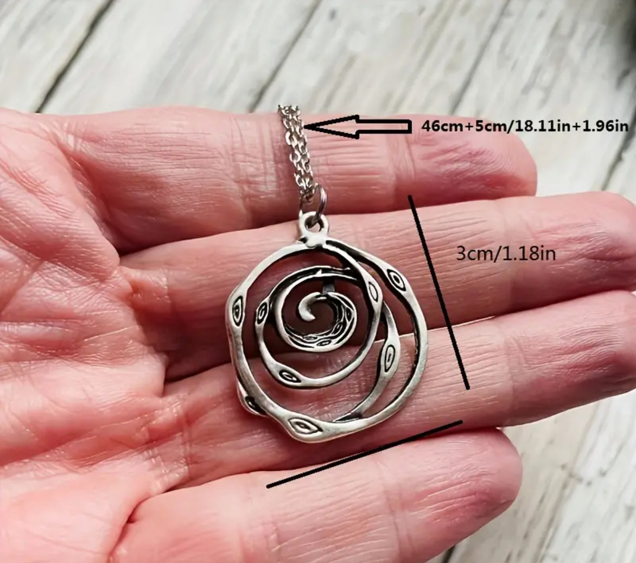 Spiral Necklace & Earring Set