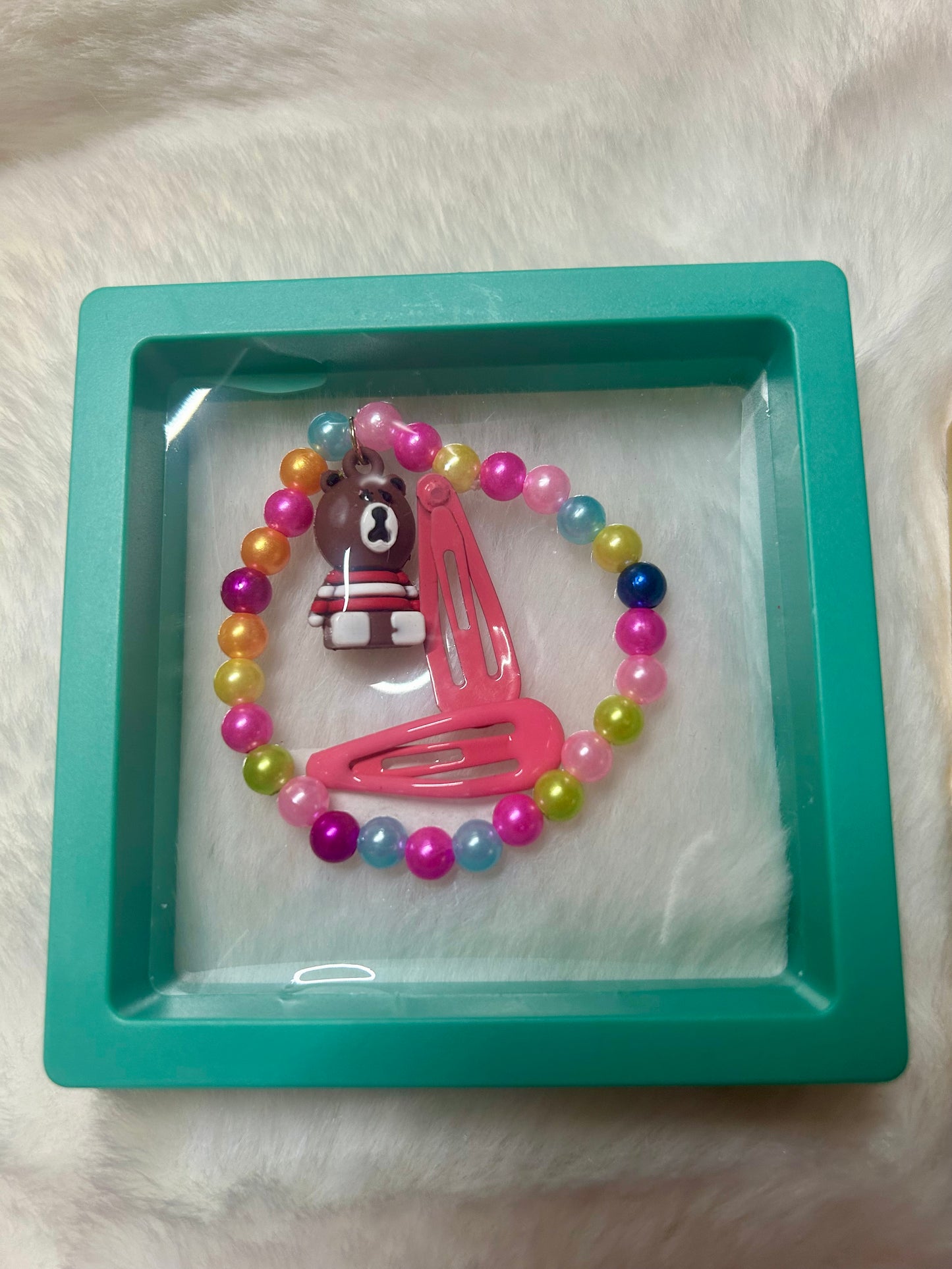Children's Bracelet & Barette Set