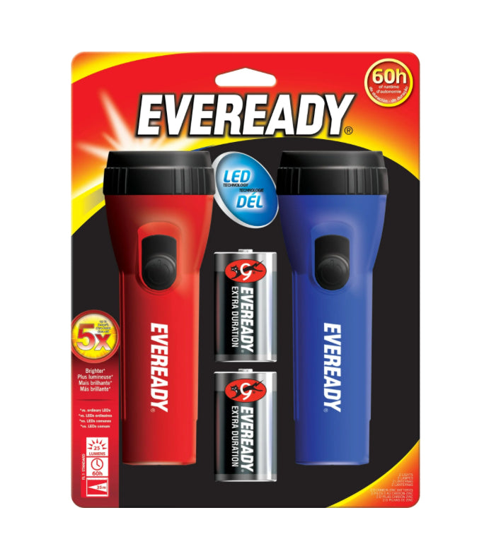 Eveready 2 Pack LED Flashlights