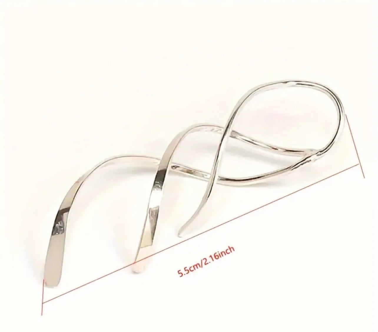 Spiral Stud Earring-Silver