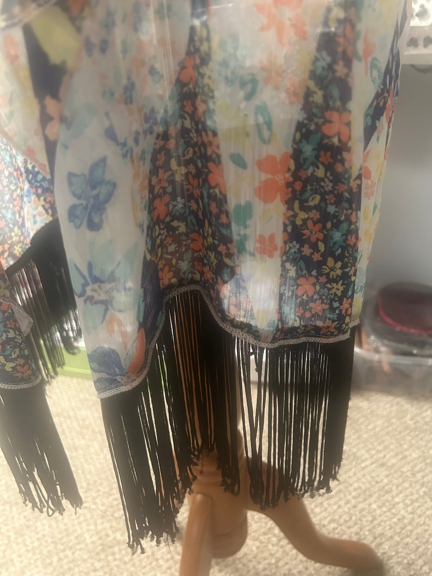 LuLaRoe Monroe Kimono-Patchwork