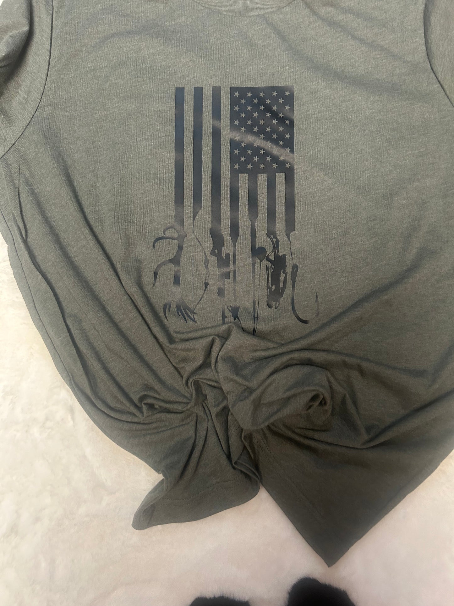 Hunting & Fishing Flag T-Shirt