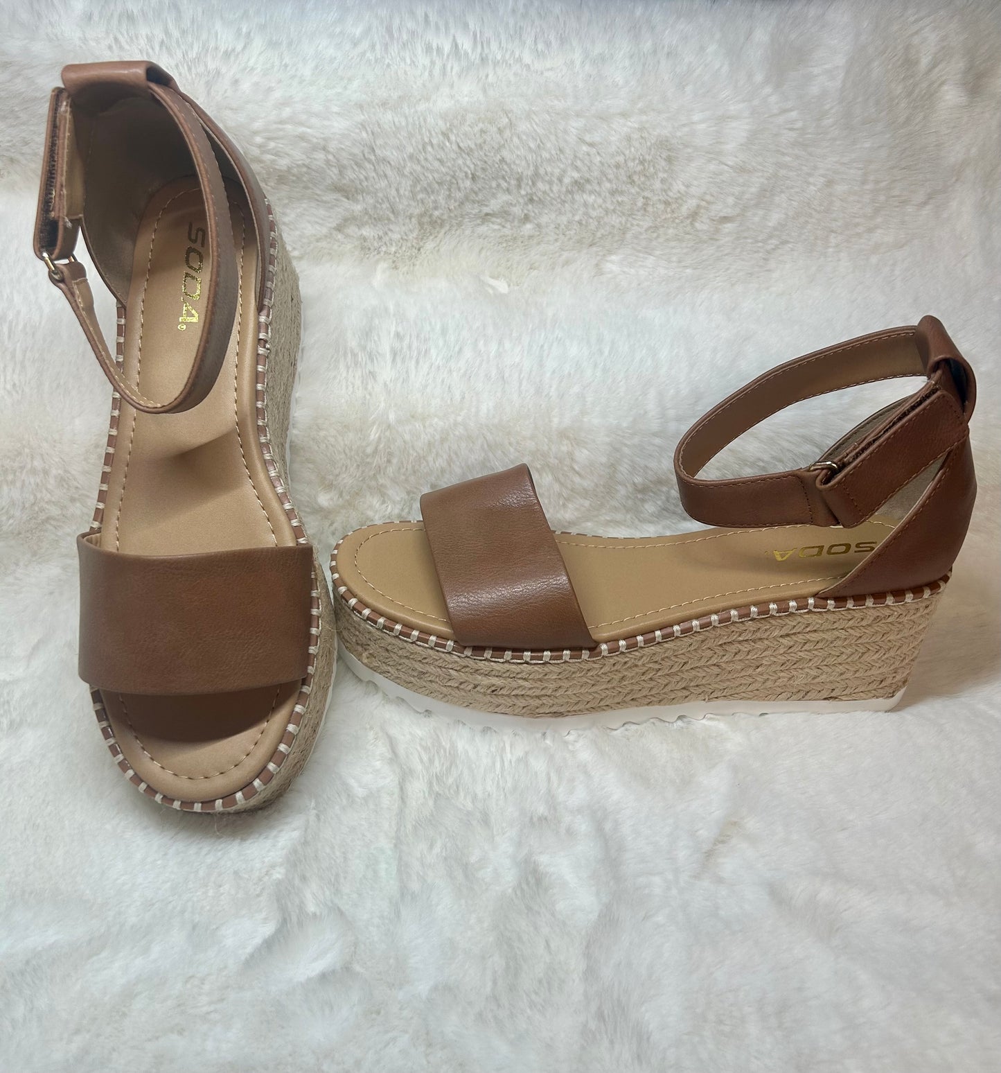 Soda Tuckin Platform Sandals