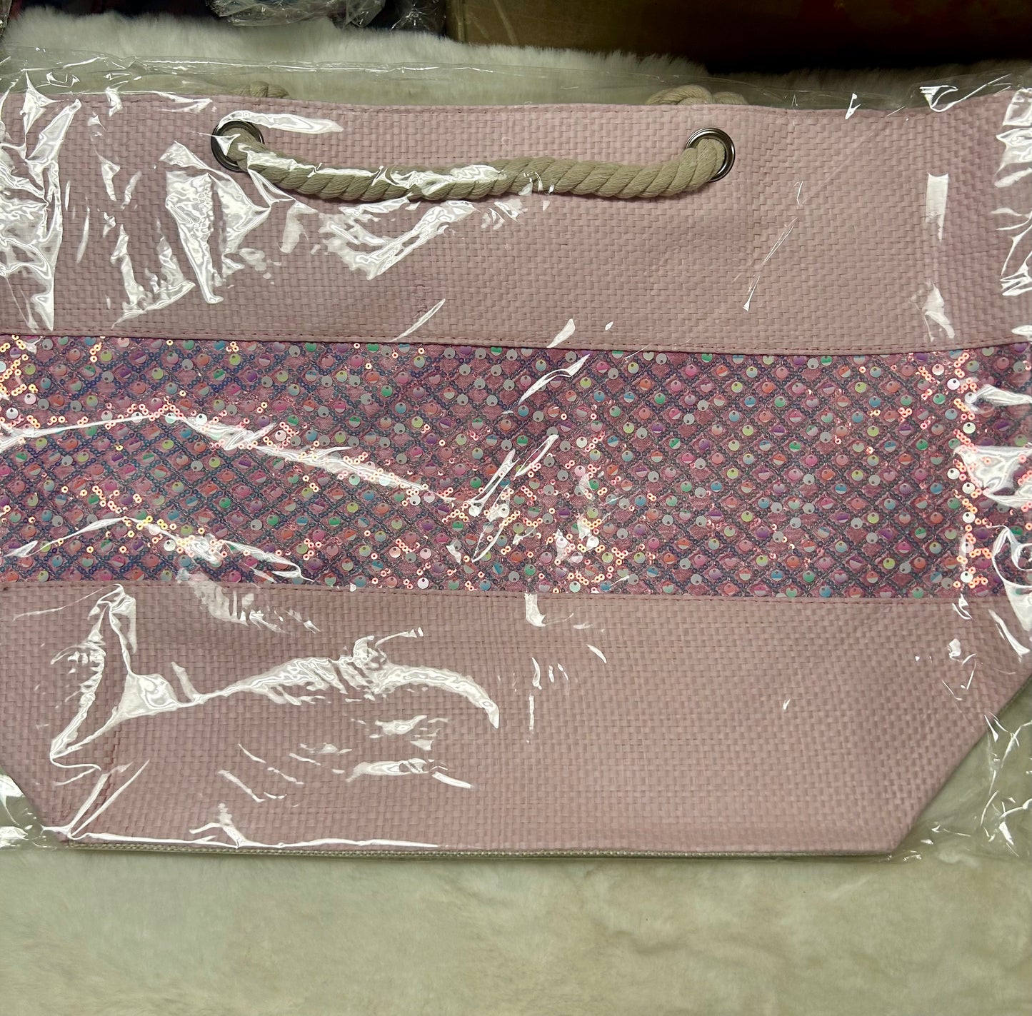 Sequin Tote Bag