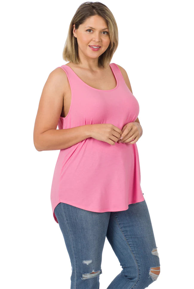 Zenana Sleeveless Scoop Neck Tank