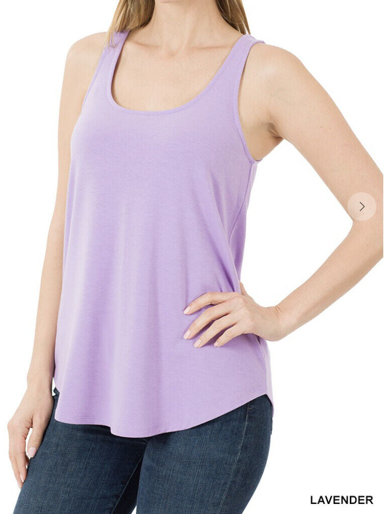Zenana Sleeveless Scoop Neck Tank