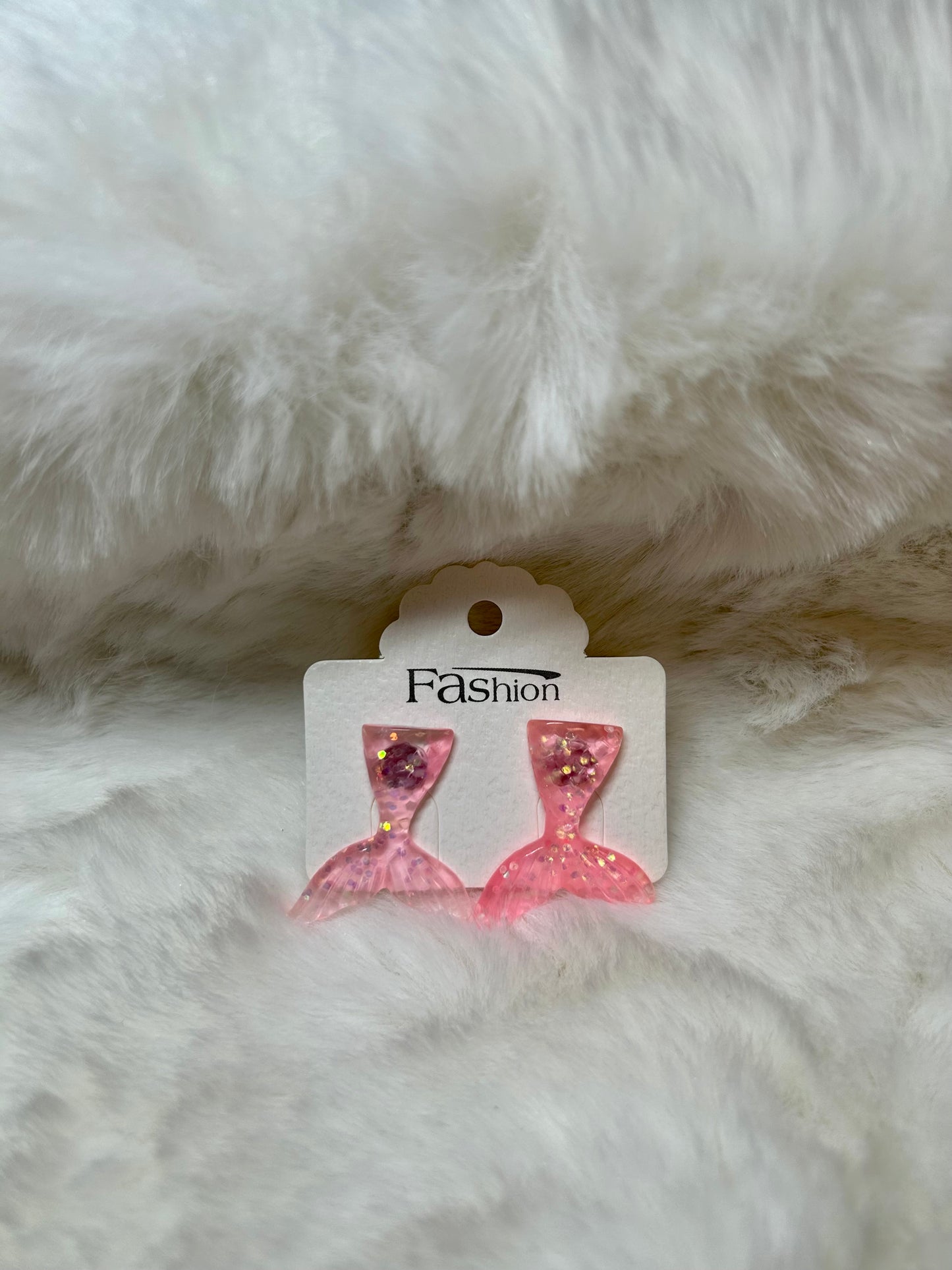 Mermaid Tail Post Earrings