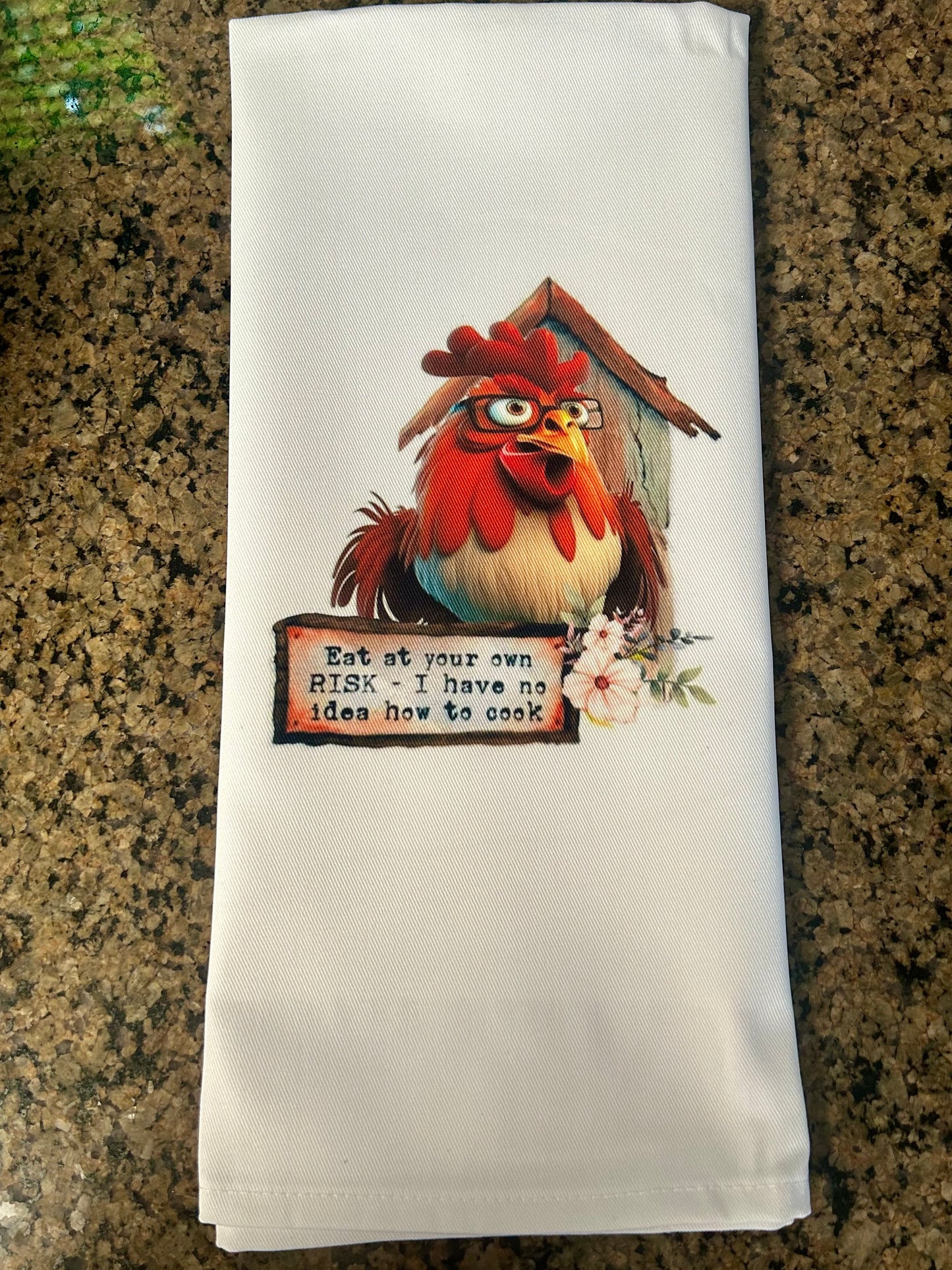 Eat At Own Risk Towel