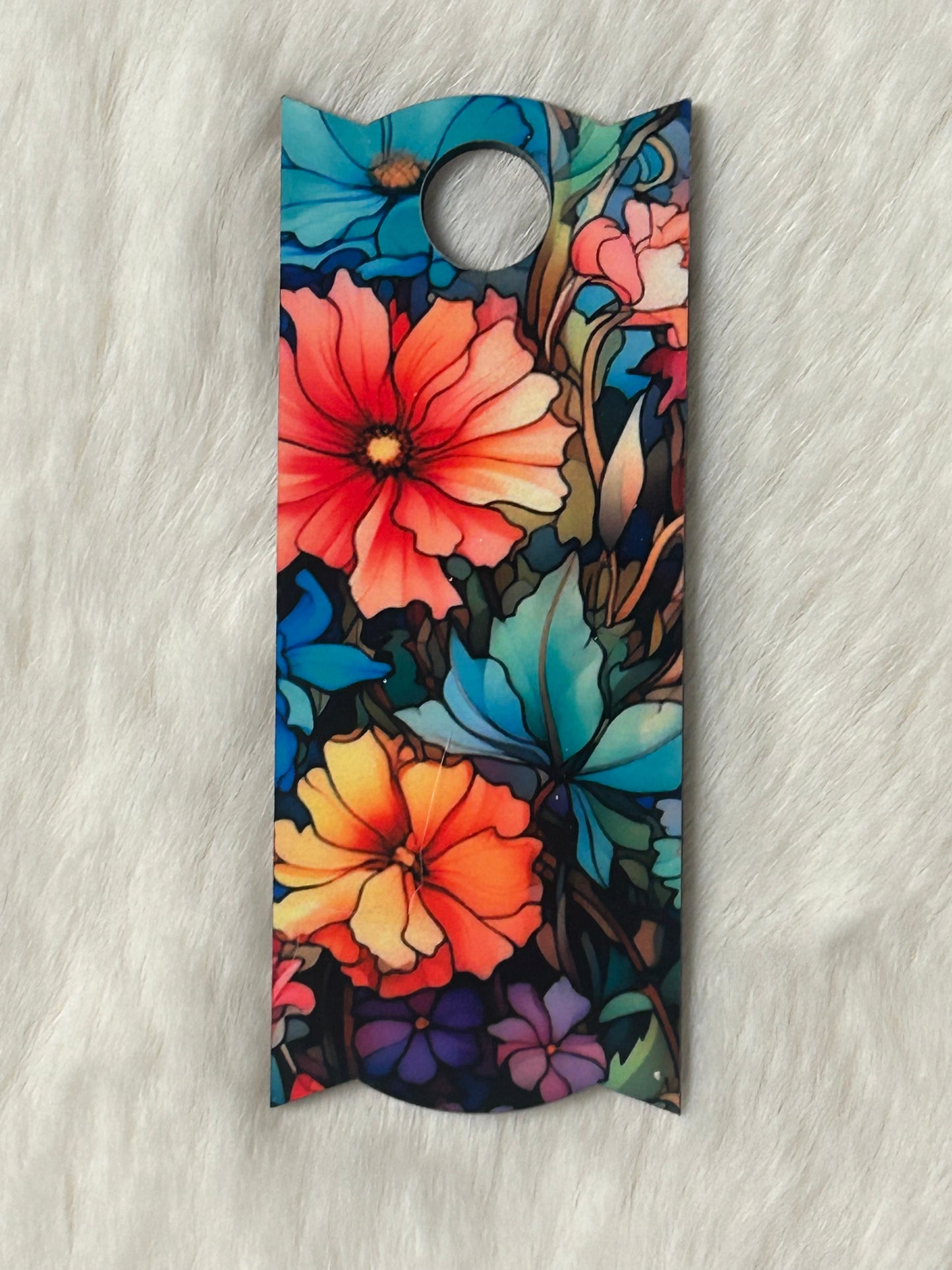 Floral Stained Glass Topper