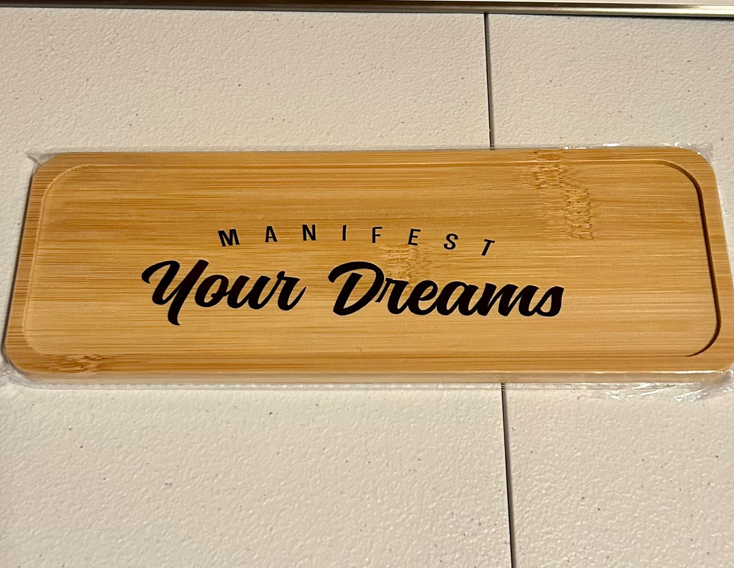 Inspirational Wood Tray