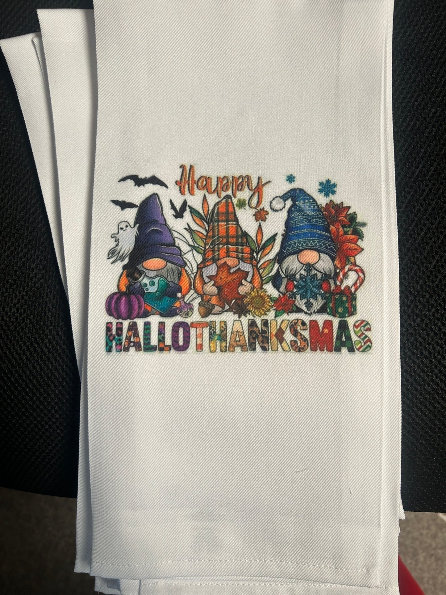 Hallothanksmas Gnome Towel