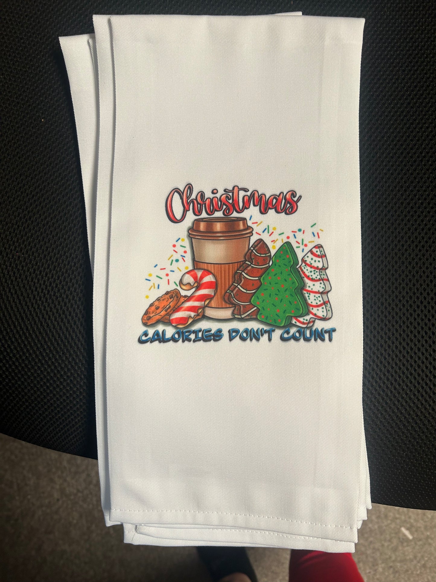 Christmas Calories Don't Count Towel