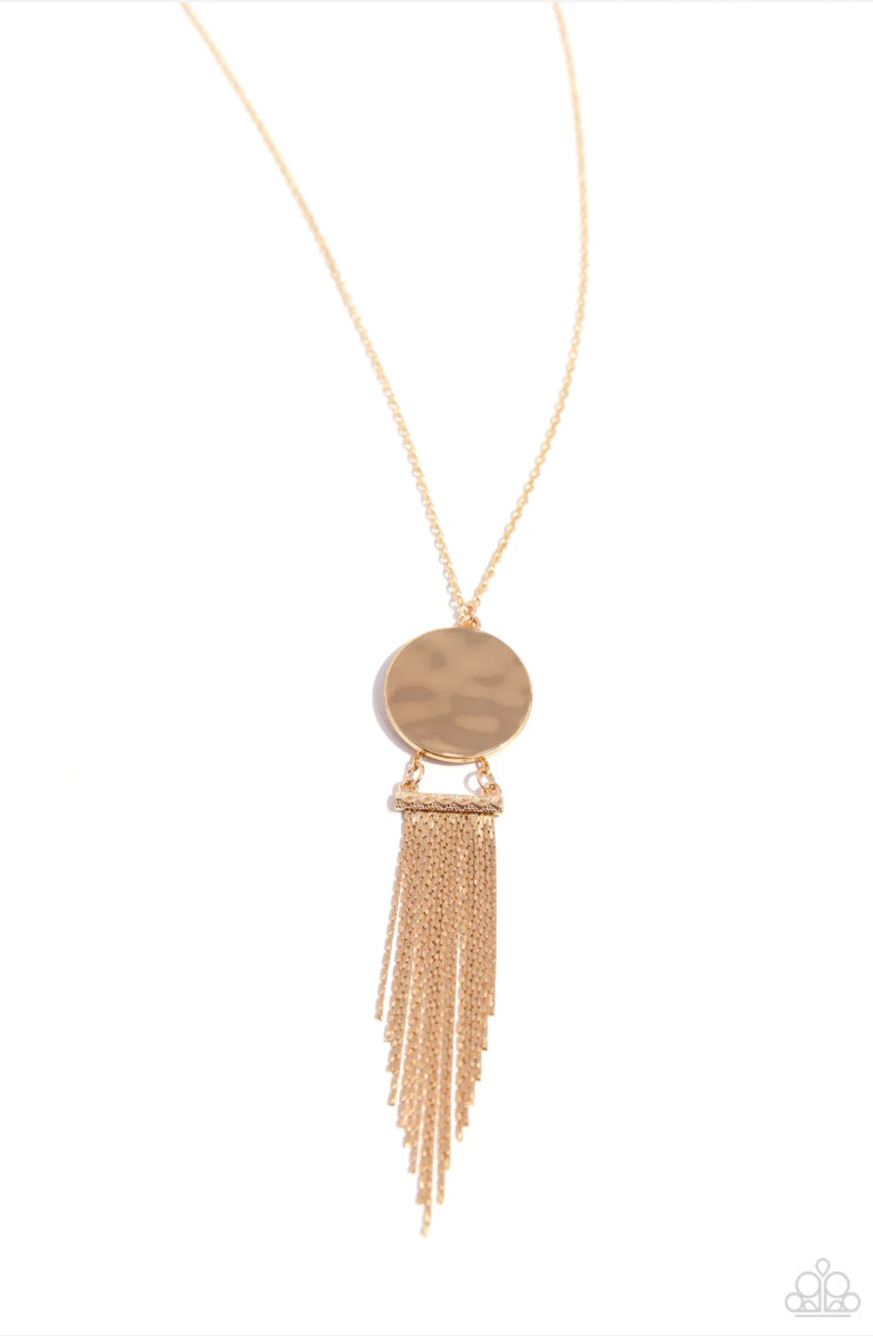 Tassel Tenure Gold Necklace