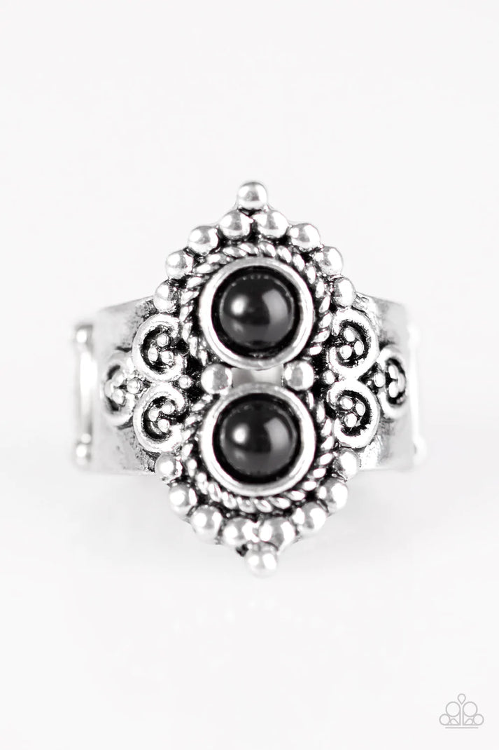 Riverside Radiance Black Ring
