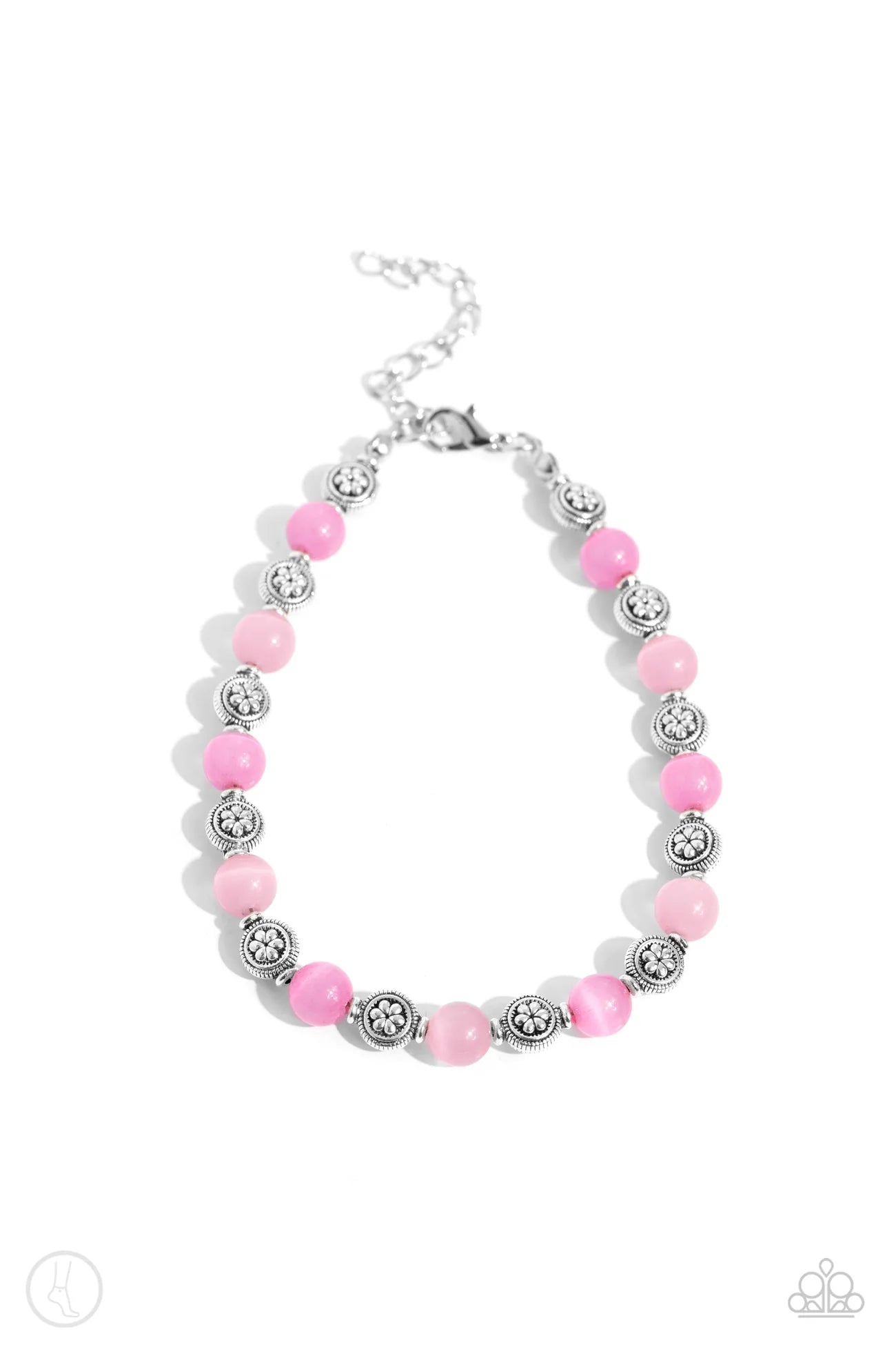 Beachy Bouquet Pink Anklet