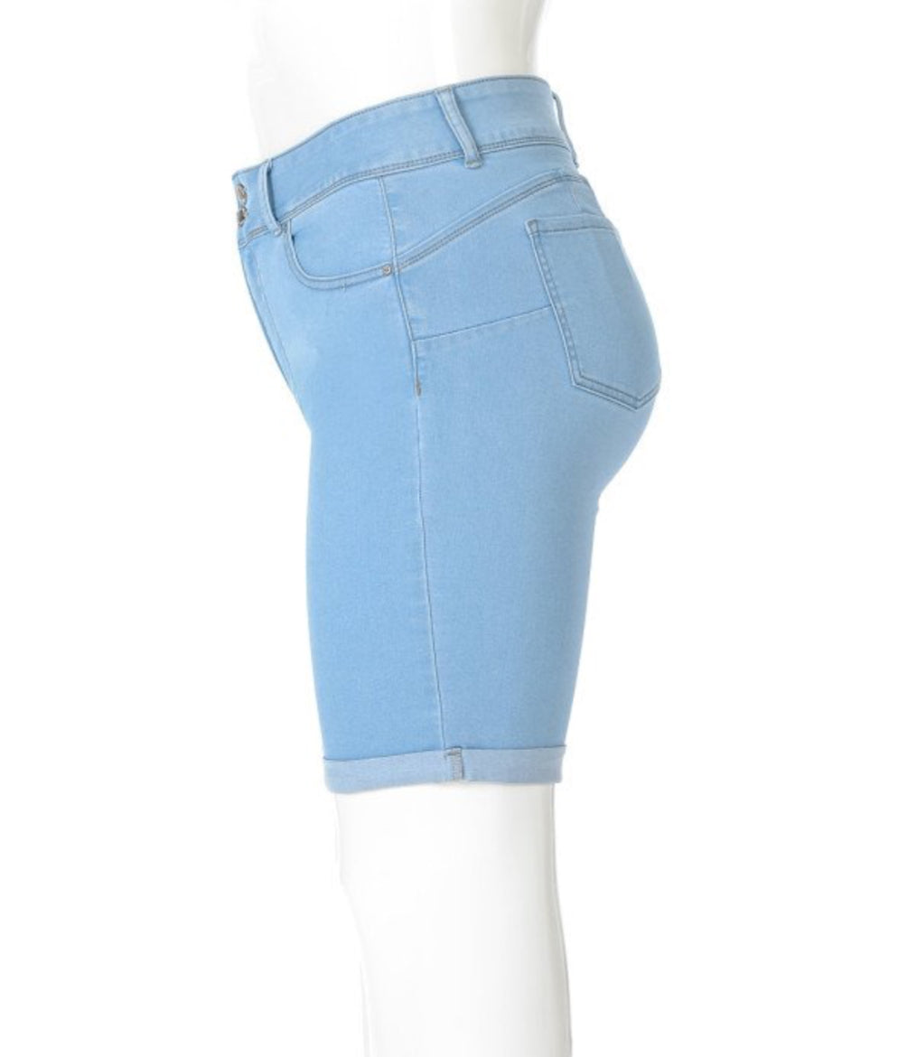 Wax Jeans High Rise Shorts