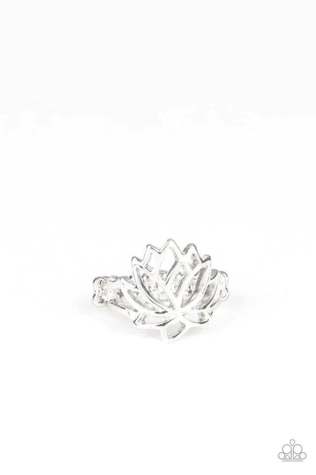 Lotus Lover Ring-Silver