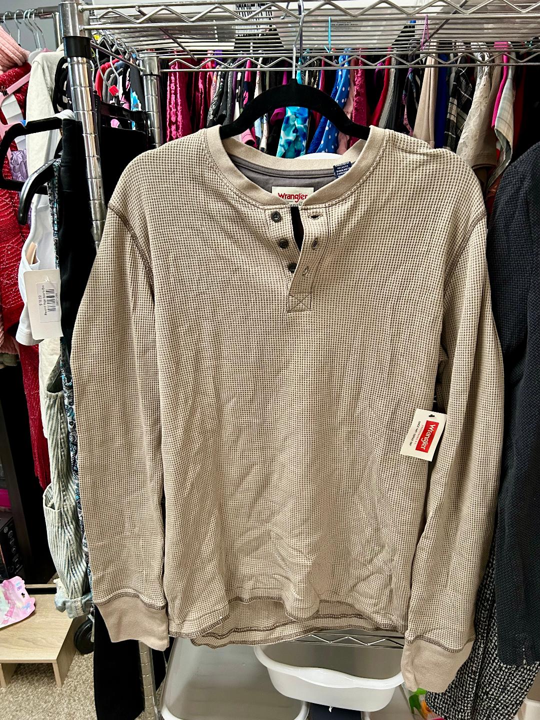 Wrangler Waffle Weave Henley