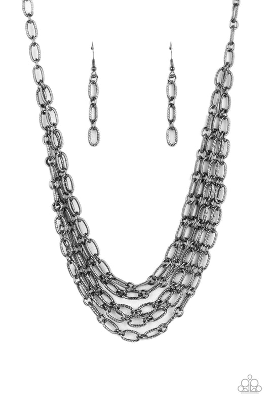 House of Chain Black Necklace