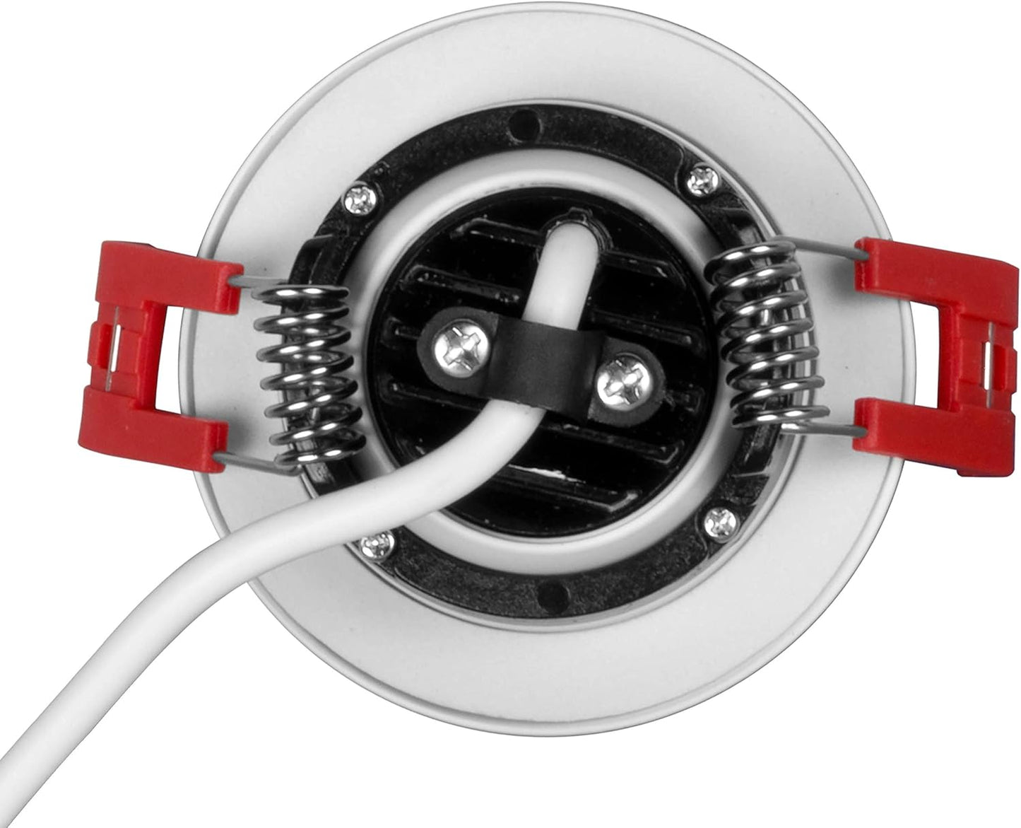 NICOR Lighting 2 inch LED Gimbal Recessed Downlight in White