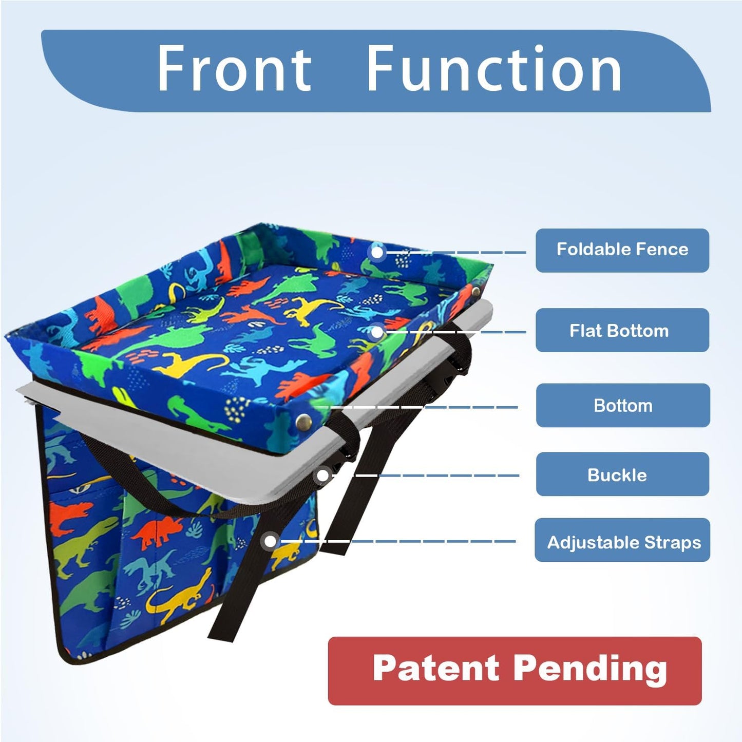 Adjustable Kids Tray Cover