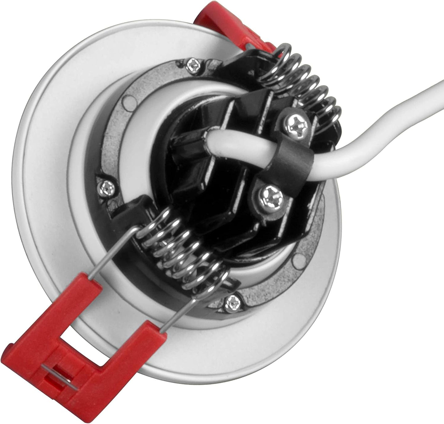 NICOR Lighting 2 inch LED Gimbal Recessed Downlight in White