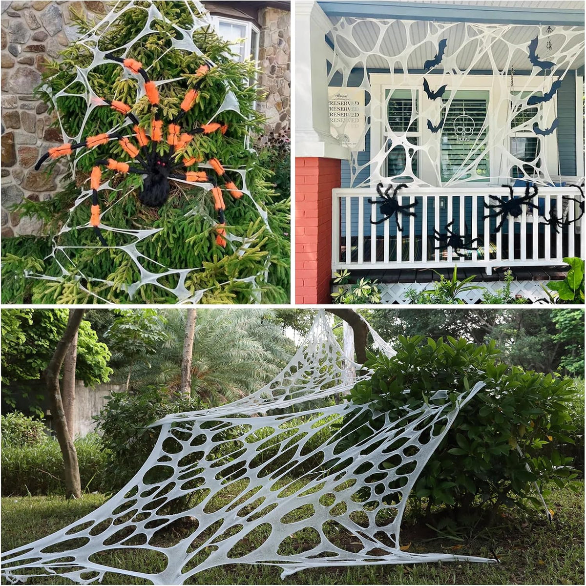 Giant Spider Web Decor