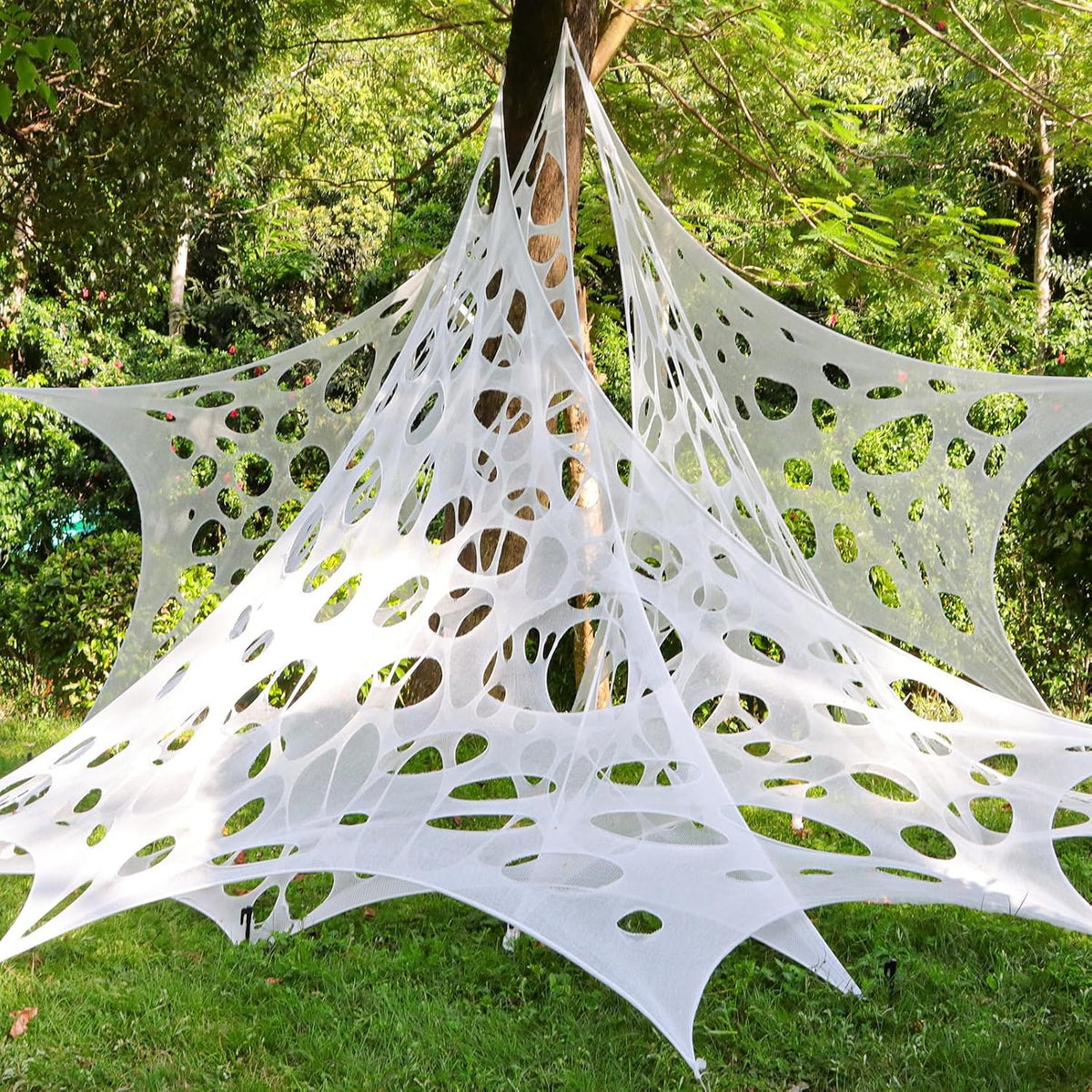 Giant Spider Web Decor