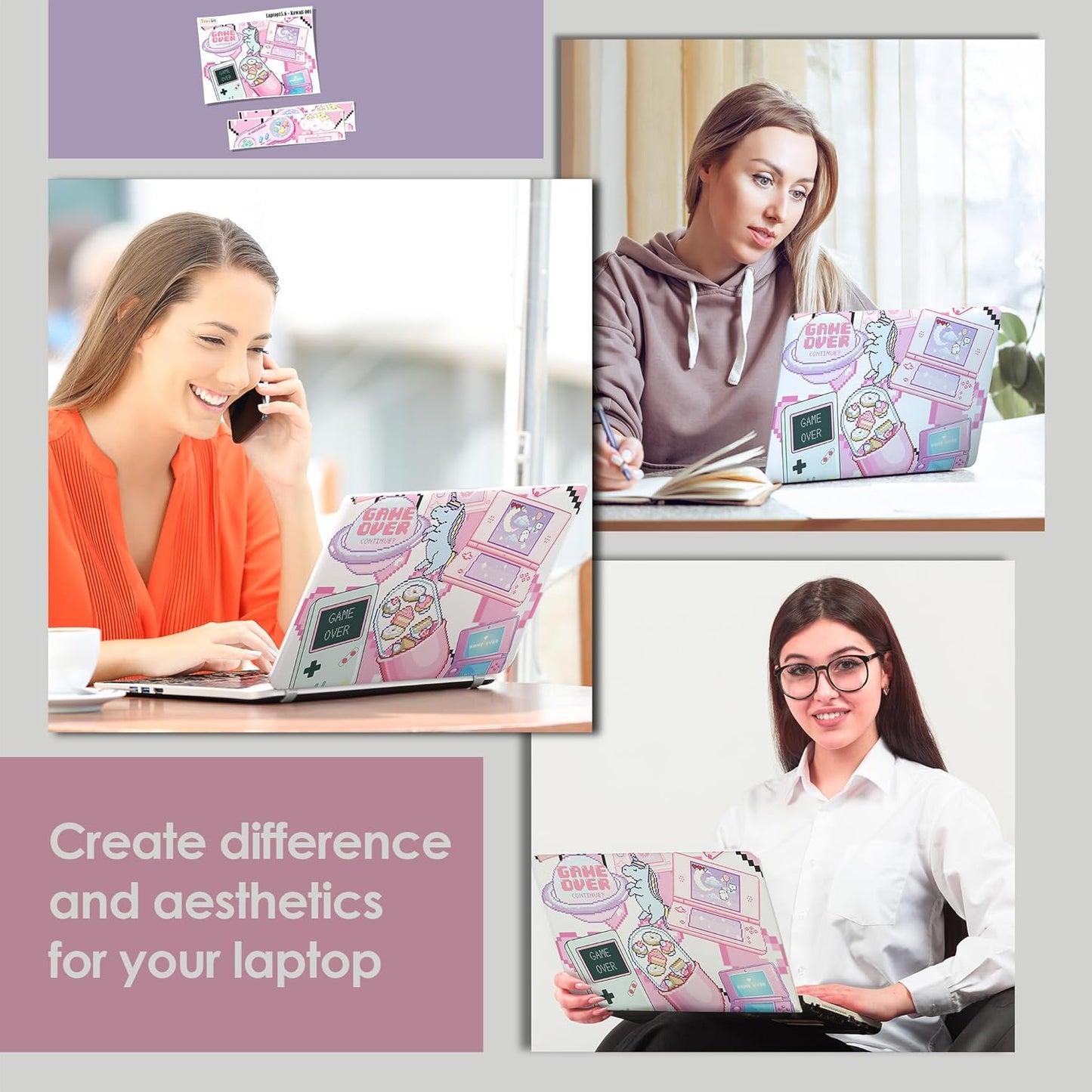 15.6 Laptop Skin-Kawaii 001