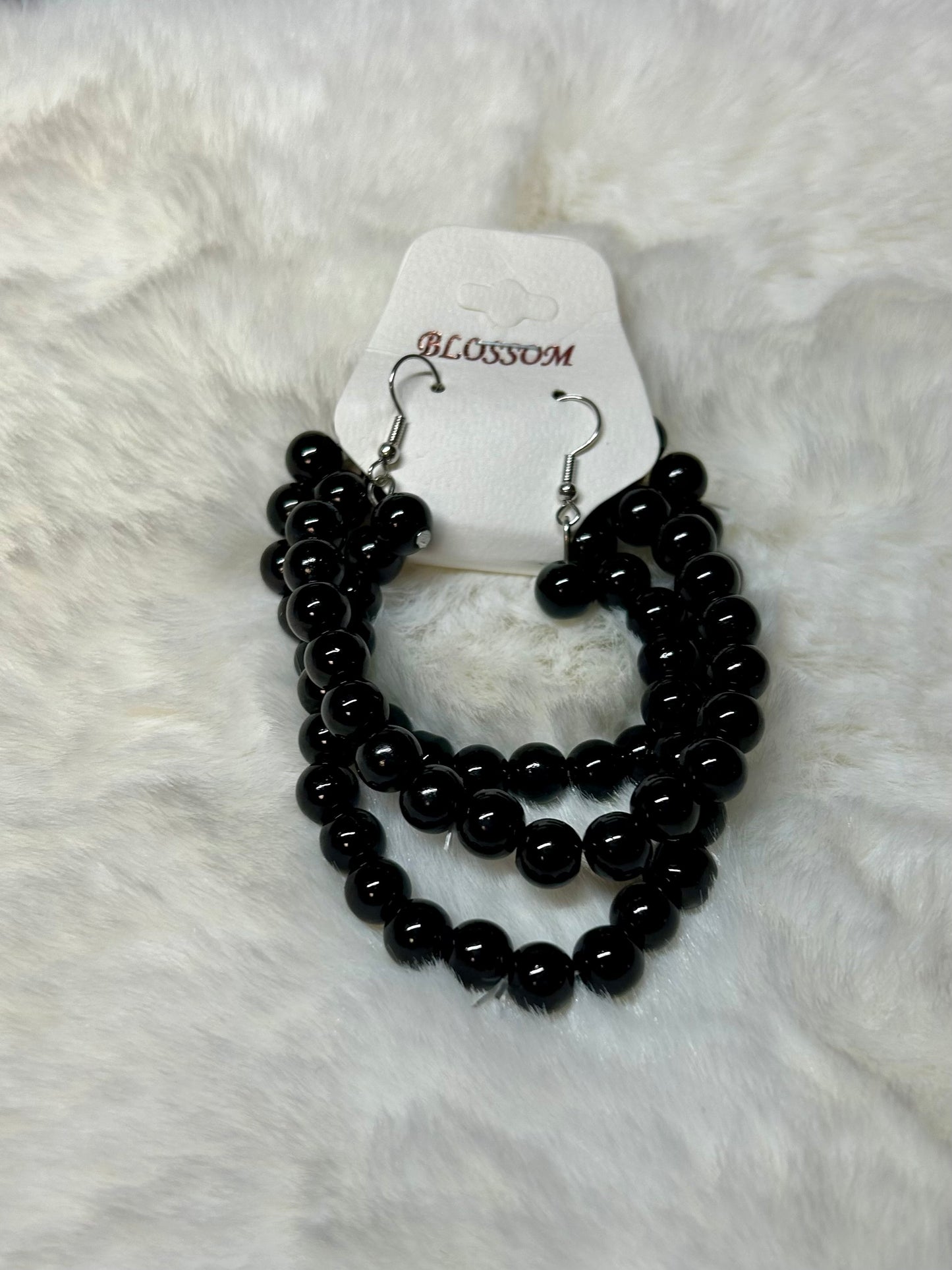 Pearl Bracelet & Earring Set