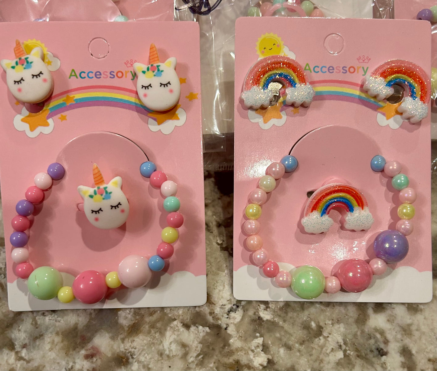 Children’s Clip On Jewelry Set