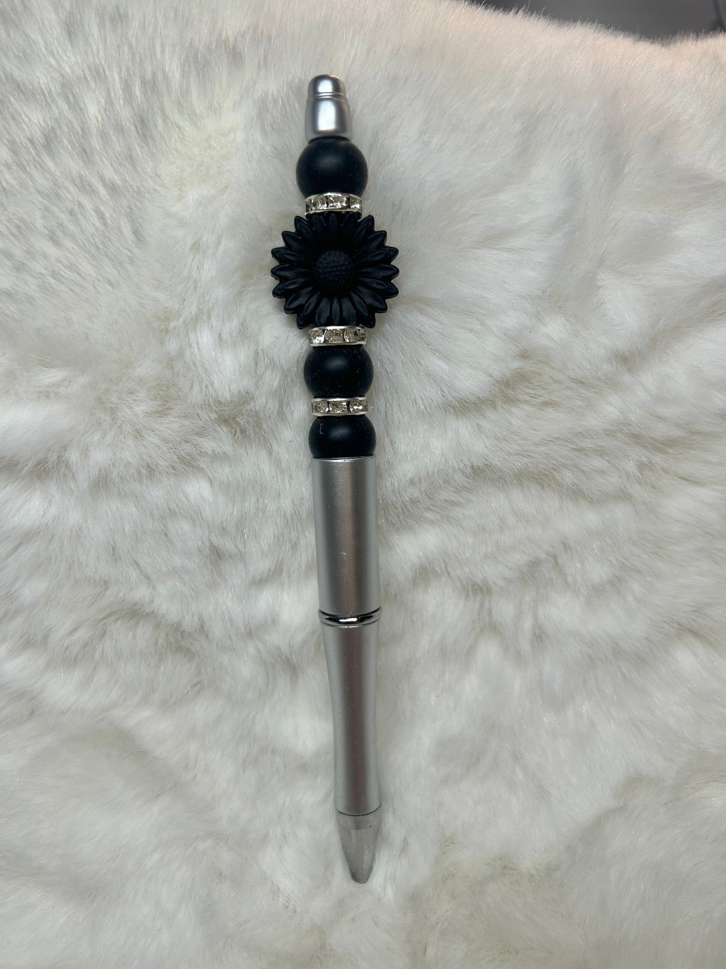 Black Sunflower Pen